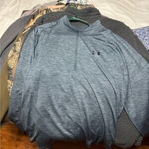 Under Armour Blue Quarter-Zip Pullover